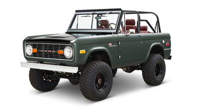 Classic Ford Bronco front driver-side view