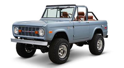Classic Ford Bronco front driver-side view