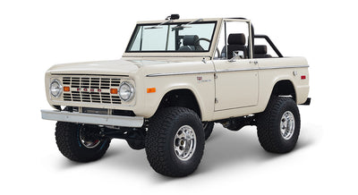 Classic Ford Bronco front driver-side view