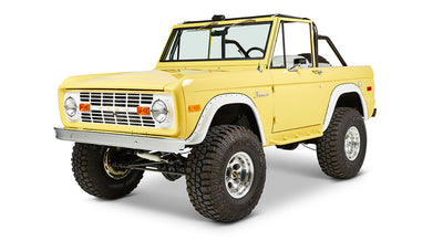 Classic Ford Bronco front driver-side view