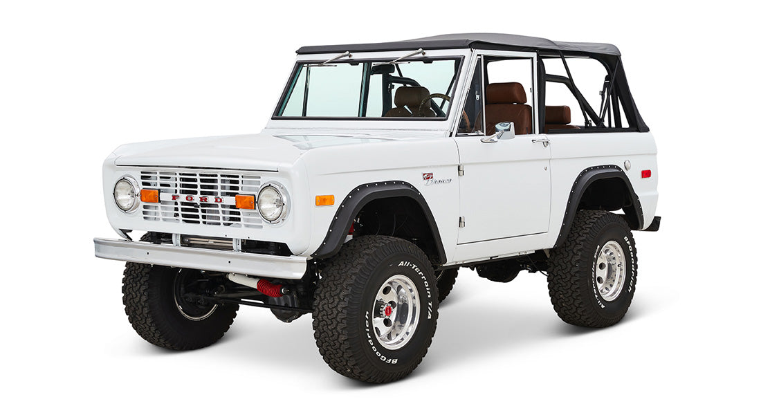 Classic Ford Bronco front driver-side view