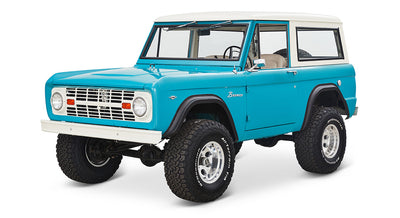 Classic Ford Bronco front driver-side view