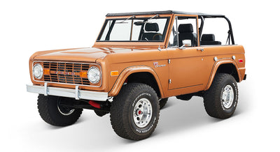 Classic Ford Bronco front driver-side view