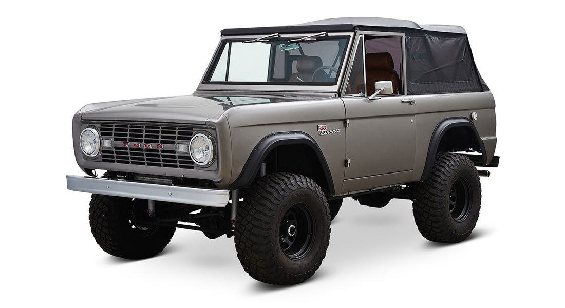 Classic Ford Bronco front driver-side view
