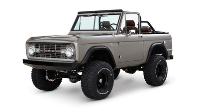 Classic Ford Bronco front driver-side view