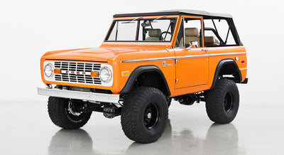 Classic Ford Bronco front driver-side view