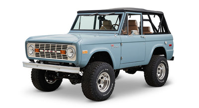 Classic Ford Bronco front driver-side view