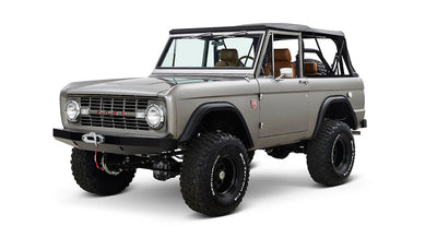 Classic Ford Bronco front driver-side view