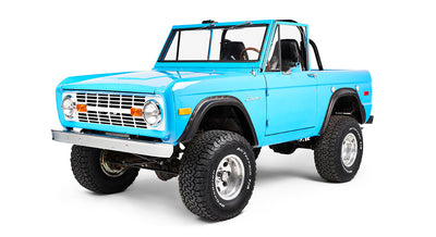 Classic Ford Bronco front driver-side view