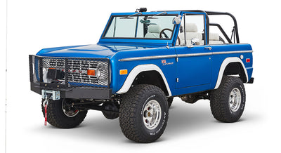 Classic Ford Bronco front driver-side view