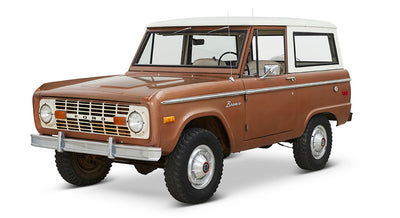 Classic Ford Bronco front driver-side view