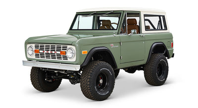 Classic Ford Bronco front driver-side view
