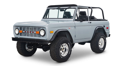 Classic Ford Bronco front driver-side view