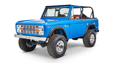 Classic Ford Bronco front driver-side view