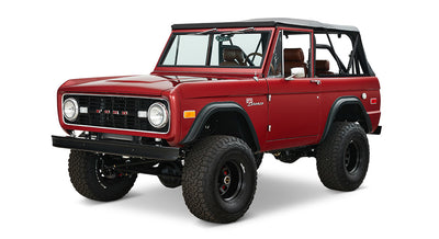 Classic Ford Bronco front driver-side view