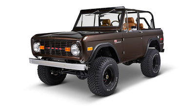 Classic Ford Bronco front driver-side view