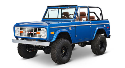 Classic Ford Bronco front driver-side view