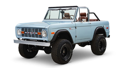 Classic Ford Bronco front driver-side view