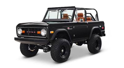 Classic Ford Bronco front driver-side view