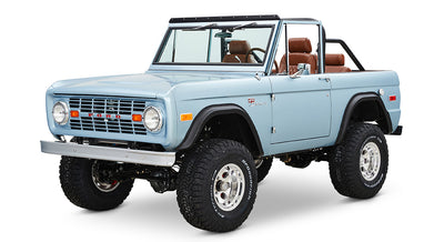 Classic Ford Bronco front driver-side view
