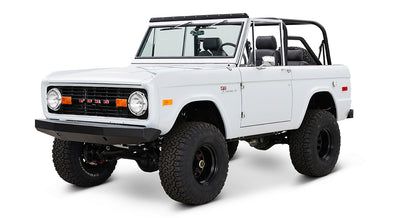 Classic Ford Bronco front driver-side view
