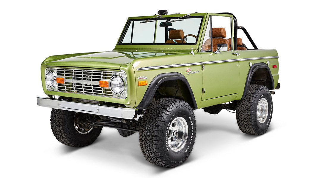 Classic Ford Bronco front driver-side view