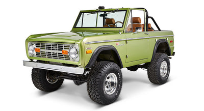 Classic Ford Bronco front driver-side view