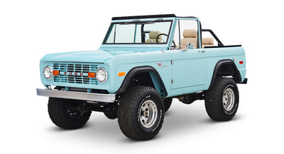 Classic Ford Bronco front driver-side view