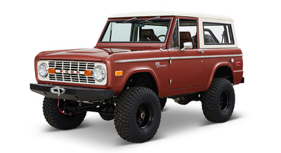 Classic Ford Bronco front driver-side view