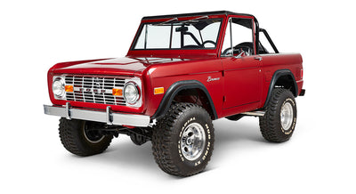 Classic Ford Bronco front driver-side view