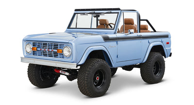 Classic Ford Bronco front driver-side view