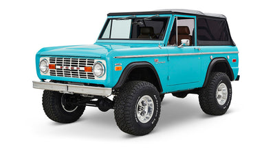 Classic Ford Bronco front driver-side view