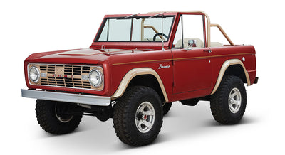 Classic Ford Bronco front driver-side view
