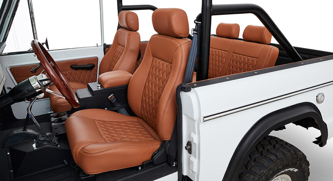 Classic Ford Bronco interior
