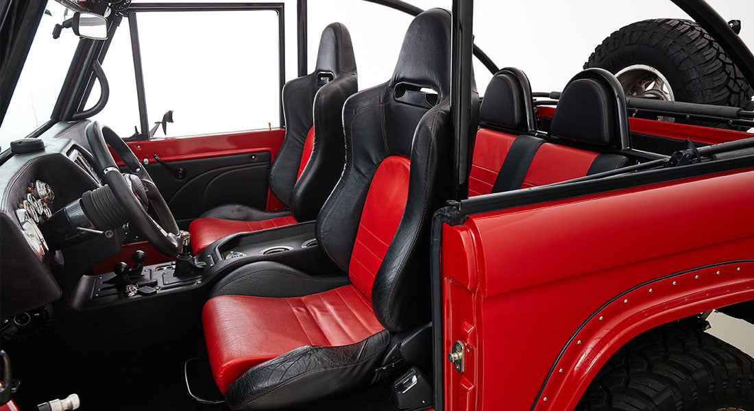 Classic Ford Bronco interior