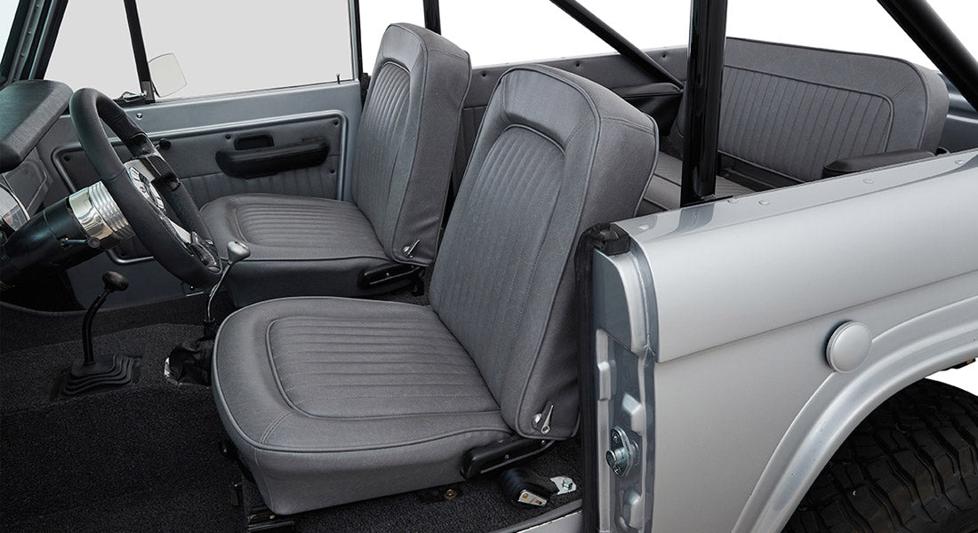 Classic Ford Bronco interior