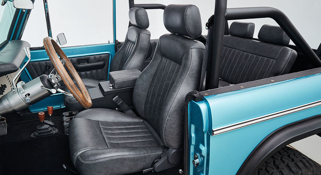 Classic Ford Bronco interior