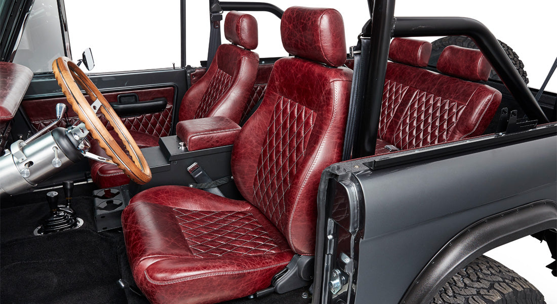 Classic Ford Bronco interior