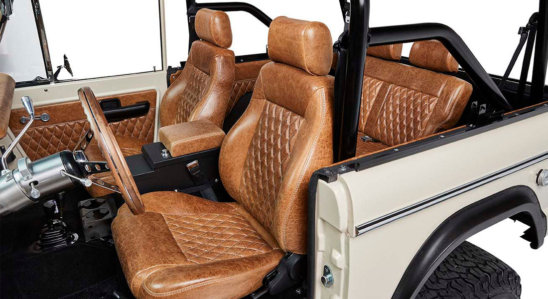 Classic Ford Bronco interior