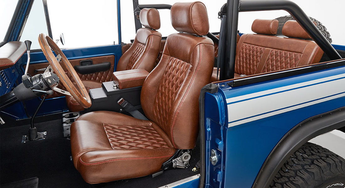 Classic Ford Bronco interior