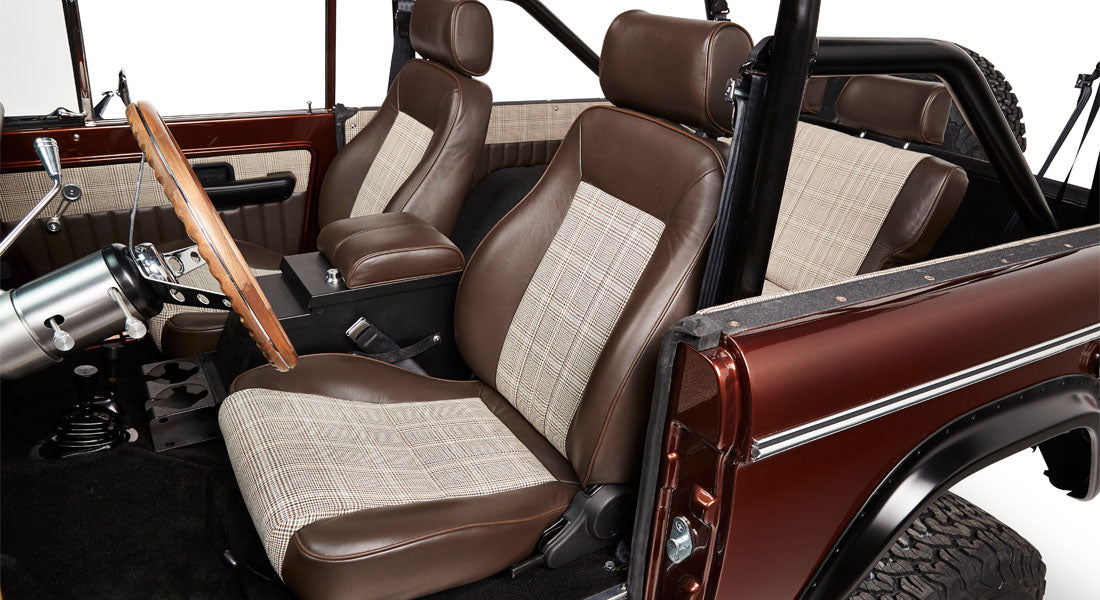 Classic Ford Bronco interior