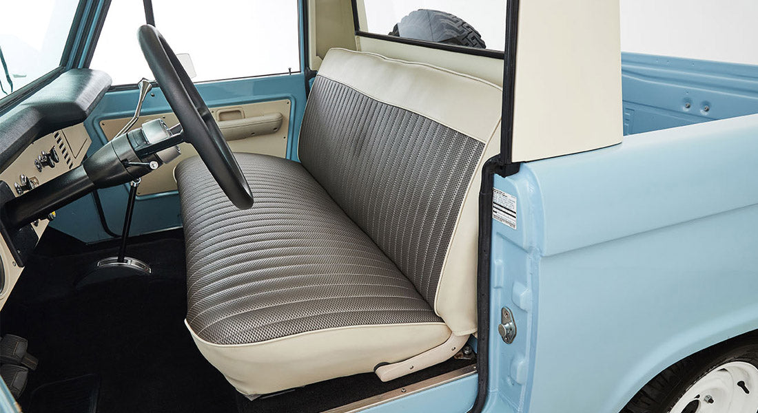 Classic Ford Bronco interior