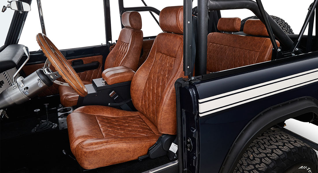 Classic Ford Bronco interior
