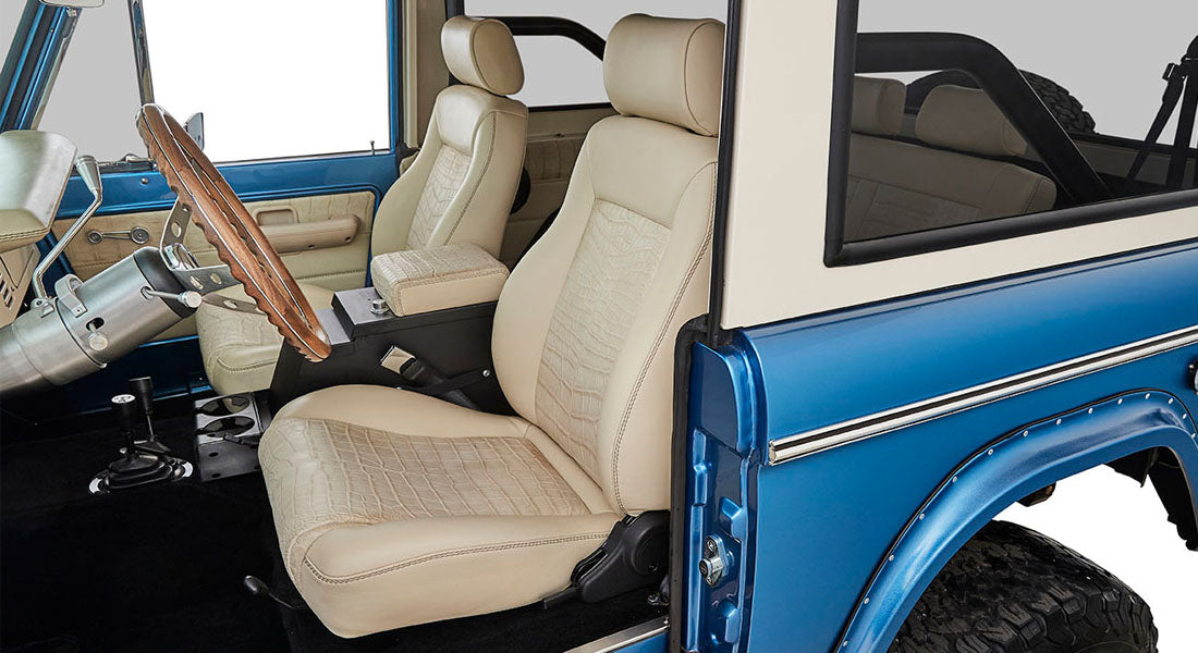 Classic Ford Bronco interior
