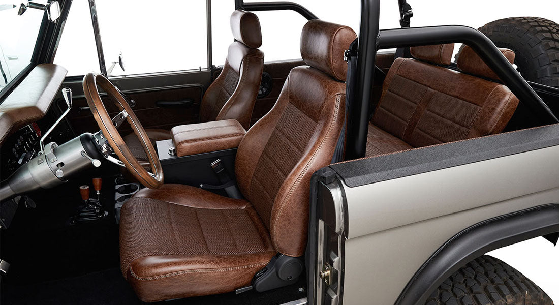 Classic Ford Bronco interior