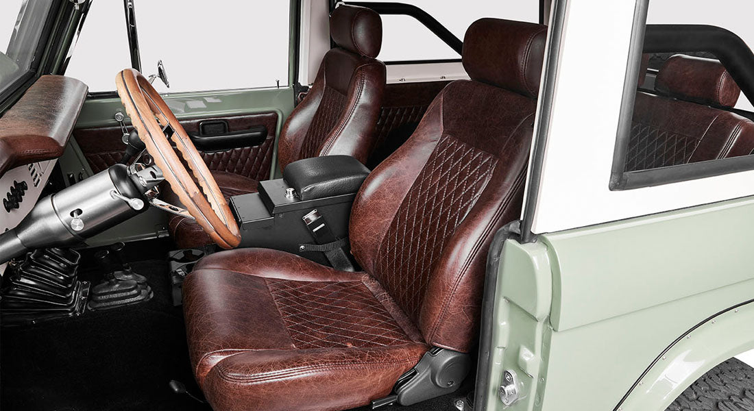 Classic Ford Bronco interior