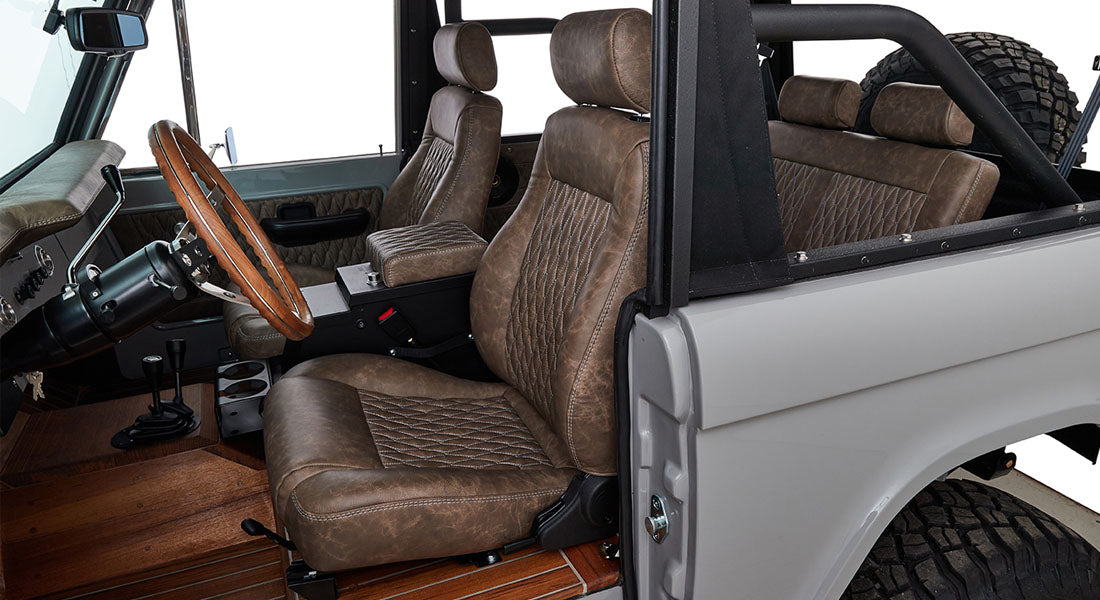 Classic Ford Bronco interior
