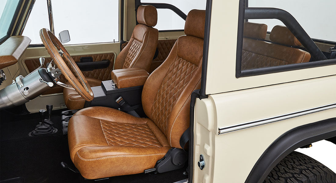 Classic Ford Bronco interior