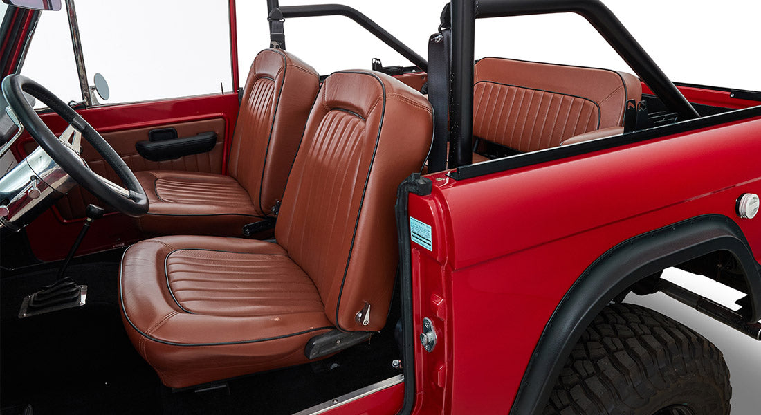 Classic Ford Bronco interior