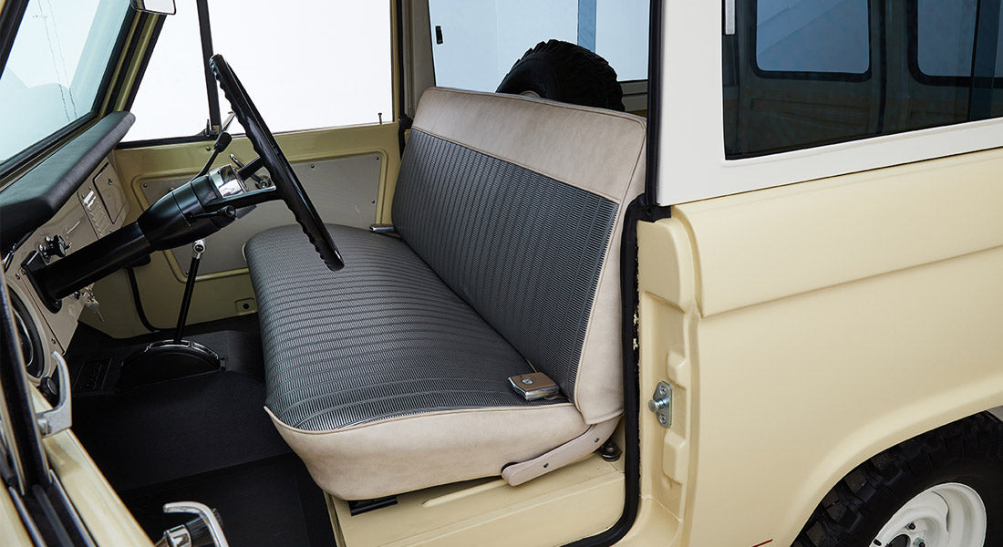Classic Ford Bronco interior